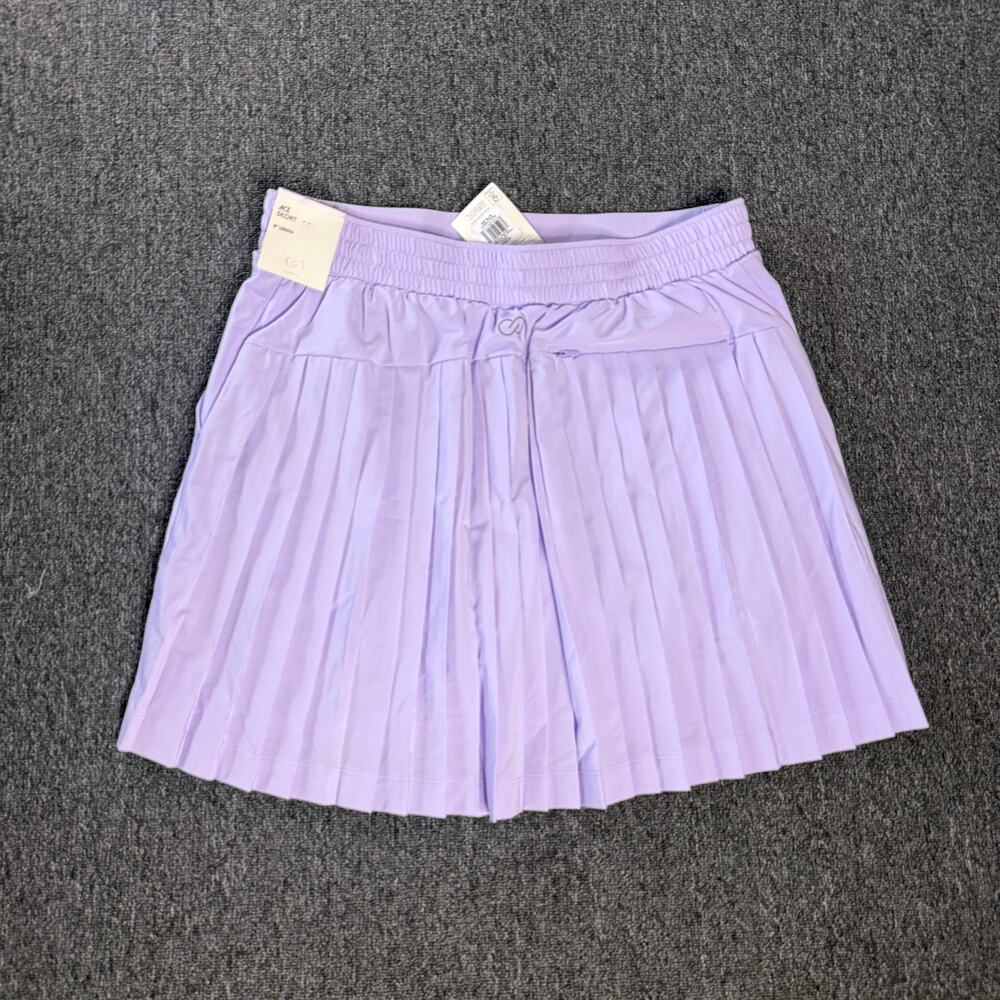 Vintage Y2k Calia Purple Pleated Ace Golf Tennis 16" Mini Athletic Skirt S Nwt